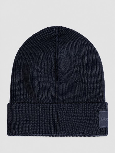Gorro Hombre Azul Marino Boss Gorro Hombre Azul Marino Boss