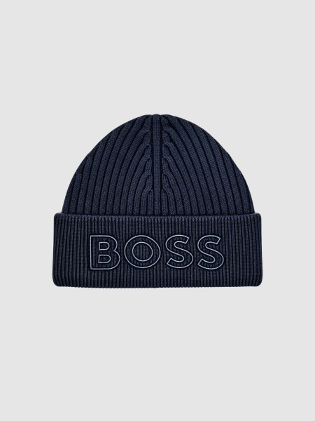 Gorro Hombre Azul Marino Boss Gorro Hombre Azul Marino Boss