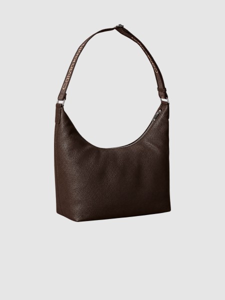 Mala Calvin Klein Mulher Webbing Strap Md Shoulder Bag