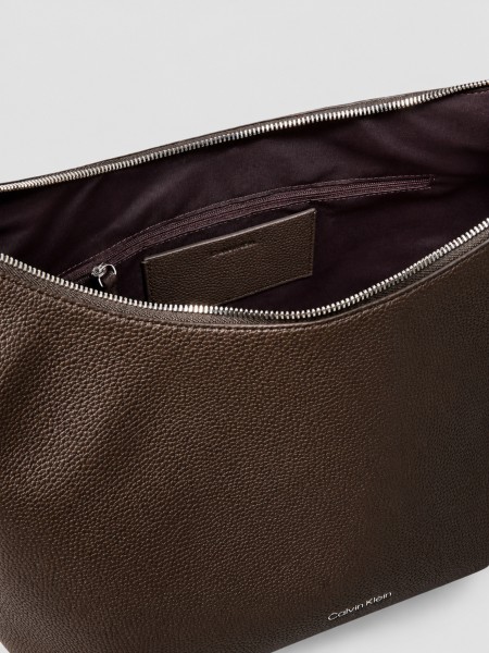 Mala Calvin Klein Mulher Webbing Strap Md Shoulder Bag