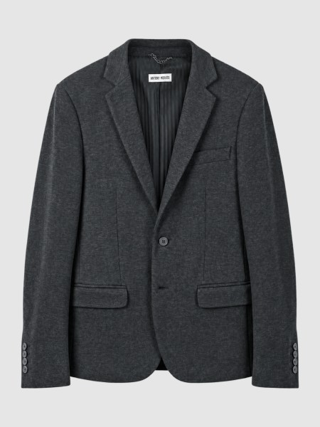 Blazer Hombre Gris Oscuro Antony Morato Blazer Hombre Gris Oscuro Antony Morato