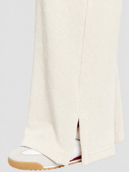 Pants Woman Cream Guess Underwear Pants Woman Cream Guess Underwear