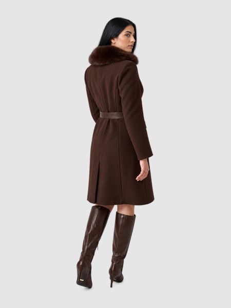 Jacket Woman Dark Brown Guess