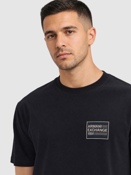T-Shirt Man Navy Blue Armani Exchange T-Shirt Man Navy Blue Armani Exchange