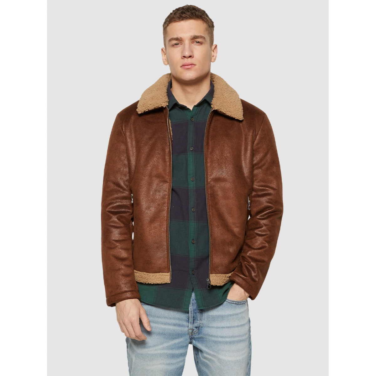 Jack jones aviator clearance jacket