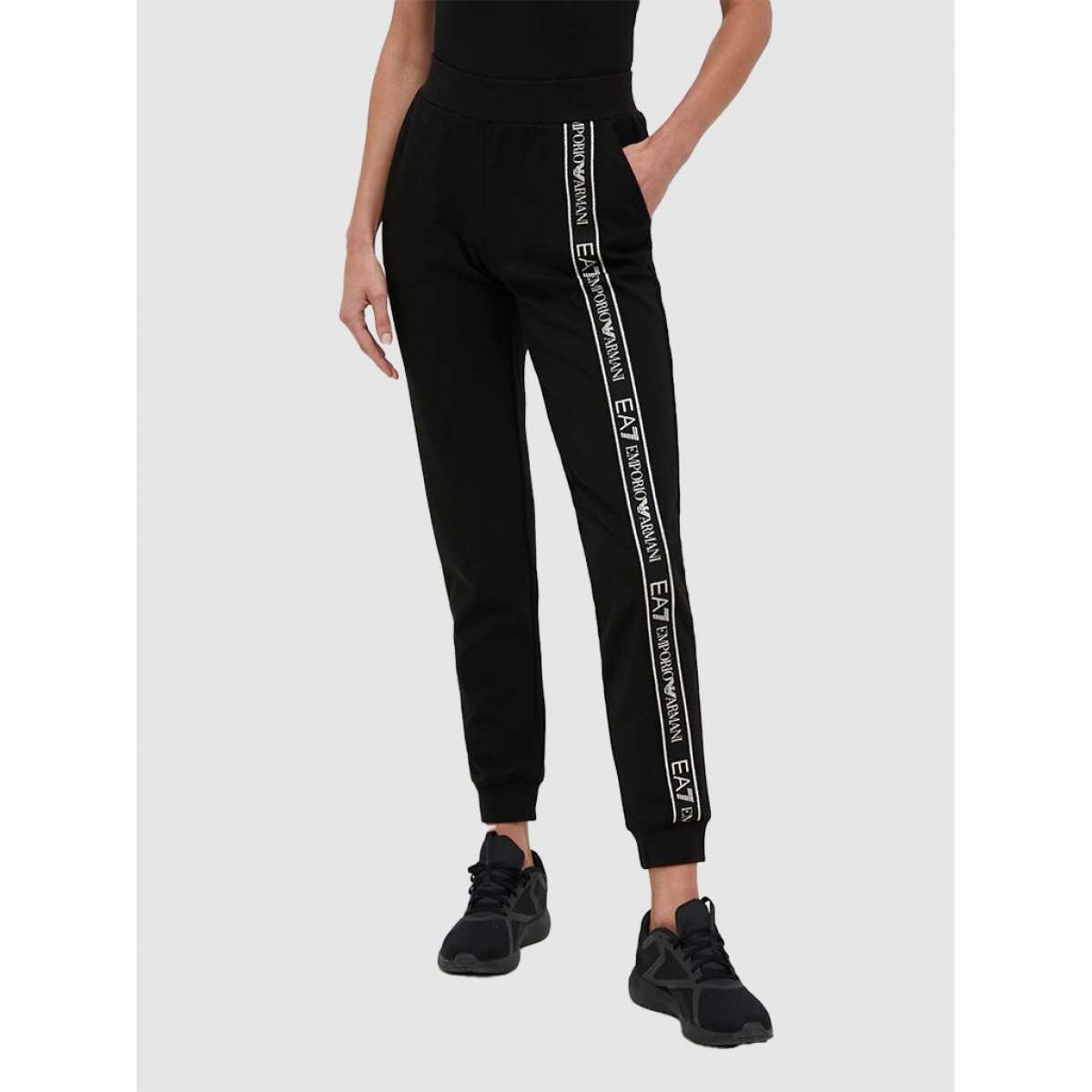 パンツ EMPORIO ARMANI Woman Pants Black EW000840AF10209 UC001 Emporio Armani women's pants in sablè stretch fabric
