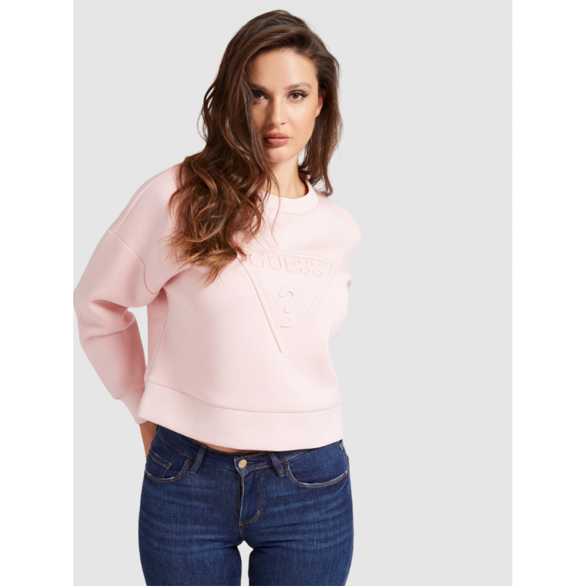 Sweatshirt Woman Rose Guess - W1Bq04K7Uw2 - W1BQ04K7UW2.37 | Mellmak