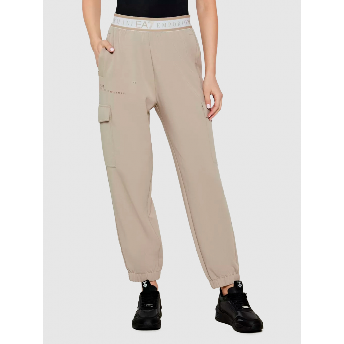 パンツ EMPORIO ARMANI Woman Pants Pearl EW003141 TE13520 P0005 Women's crepe pants ew000851af12514 Grey Mineral | Caposerio.com