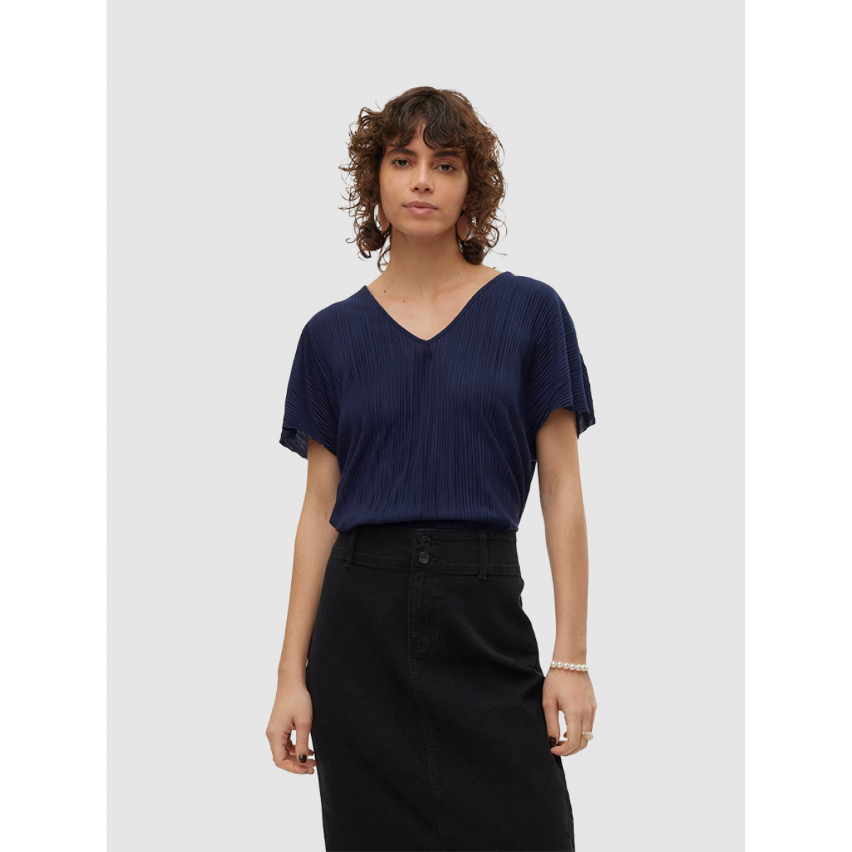 Shirt Woman Navy Blue Vero Moda - 10304421 - 10304421.38 | Mellmak